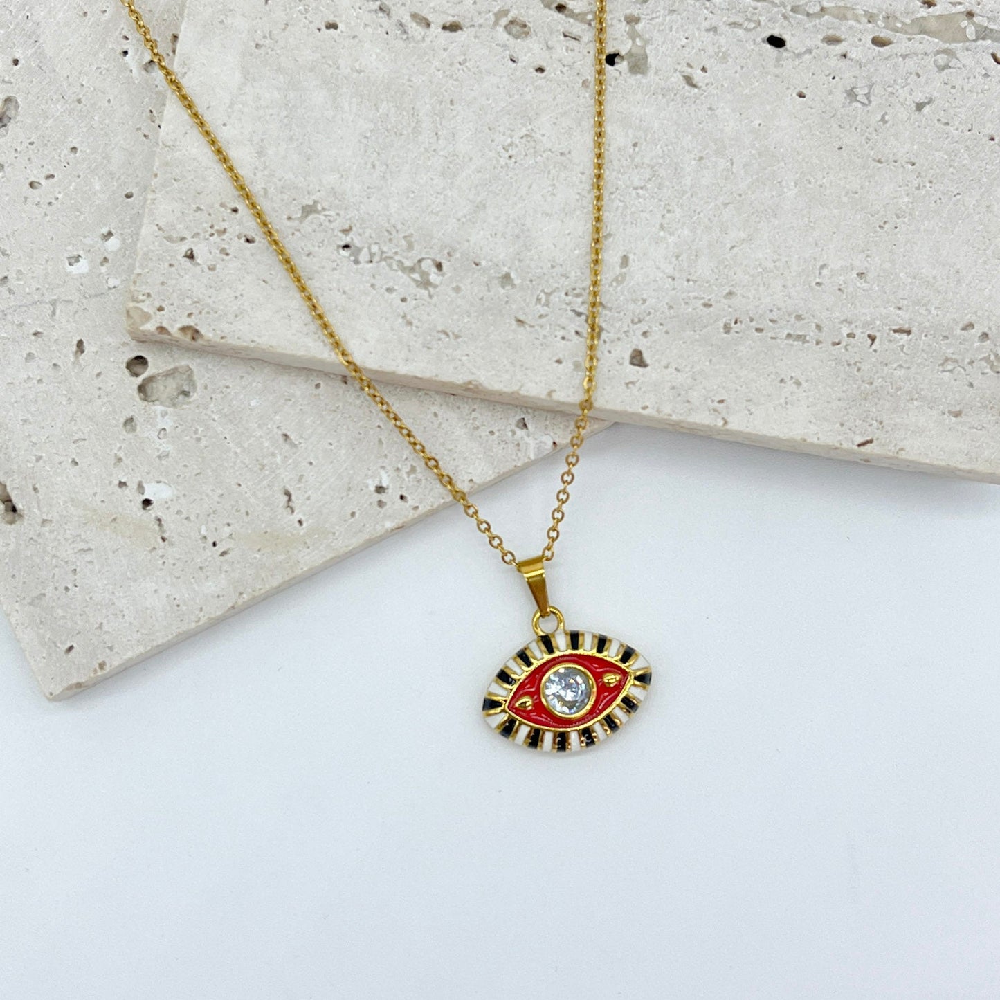 COLLAR OJO ROJO