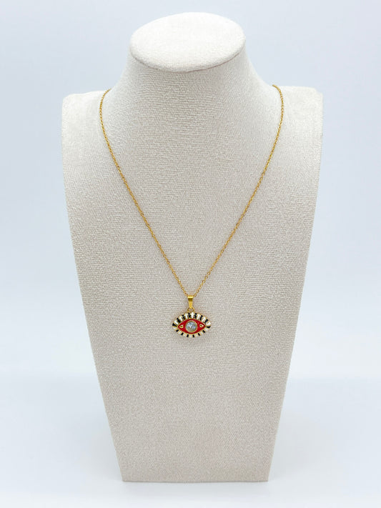 COLLAR OJO ROJO