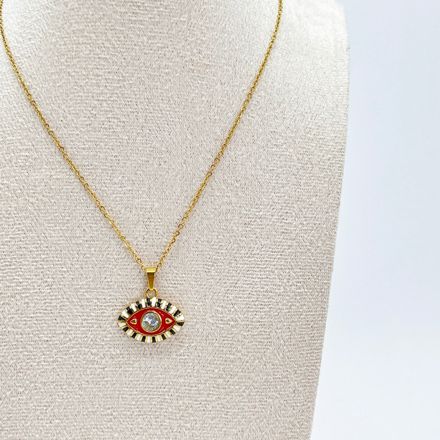 COLLAR OJO ROJO