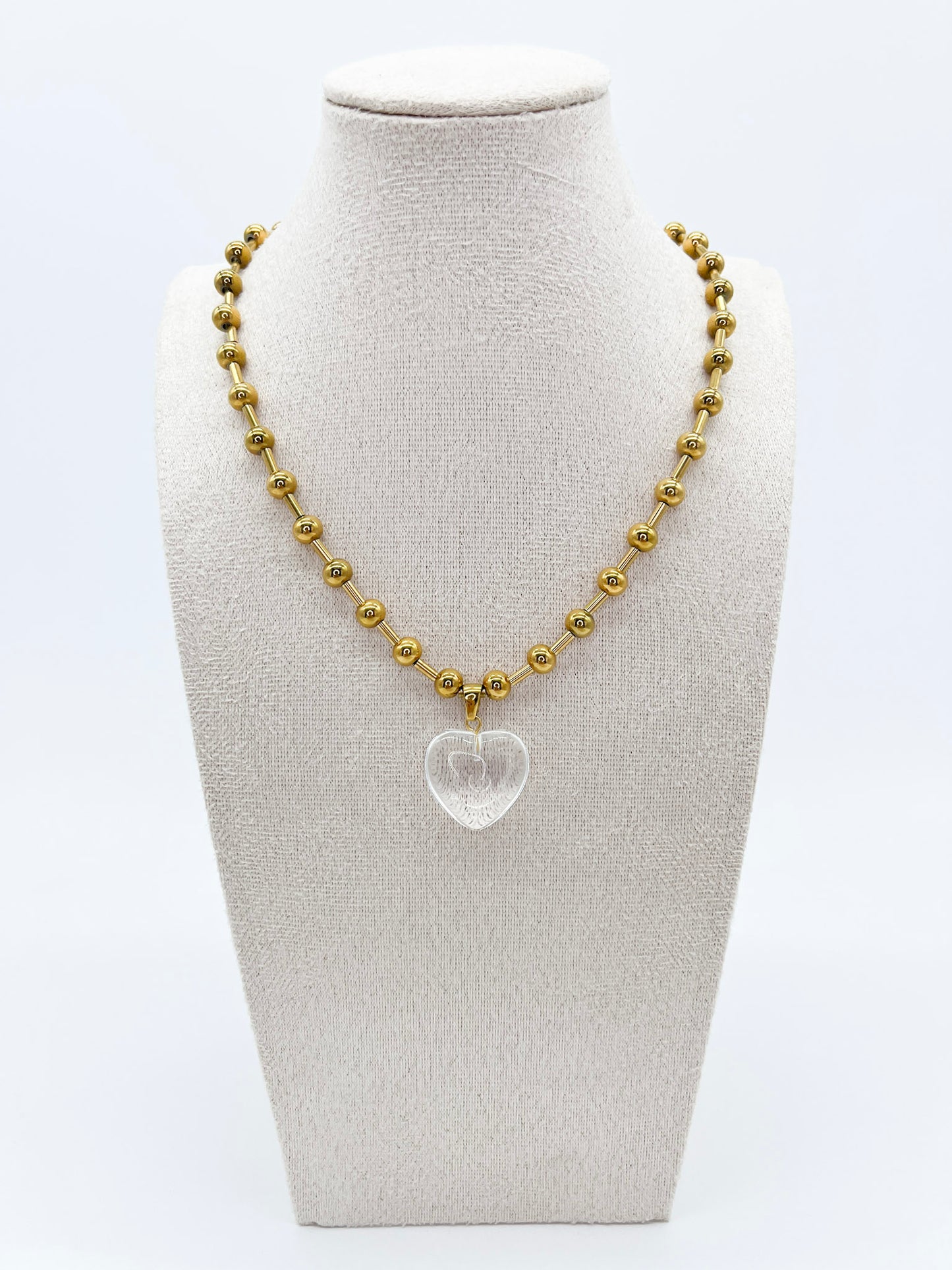 COLLAR CORAZON CRISTAL