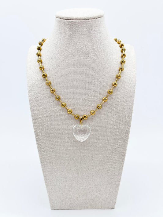 COLLAR CORAZON CRISTAL