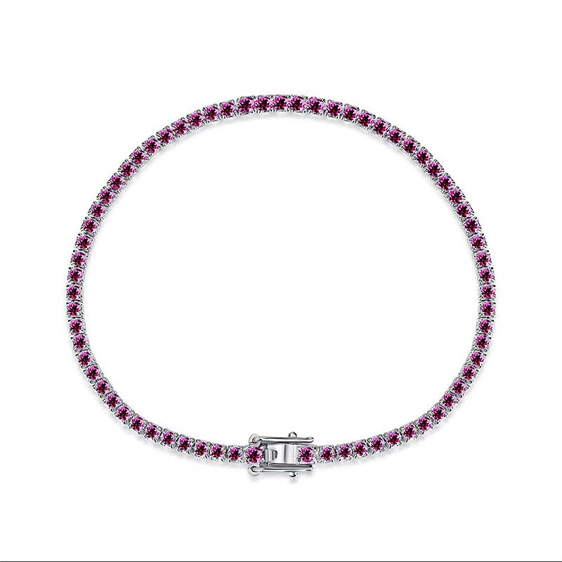 Pulsera Tennis Color 925