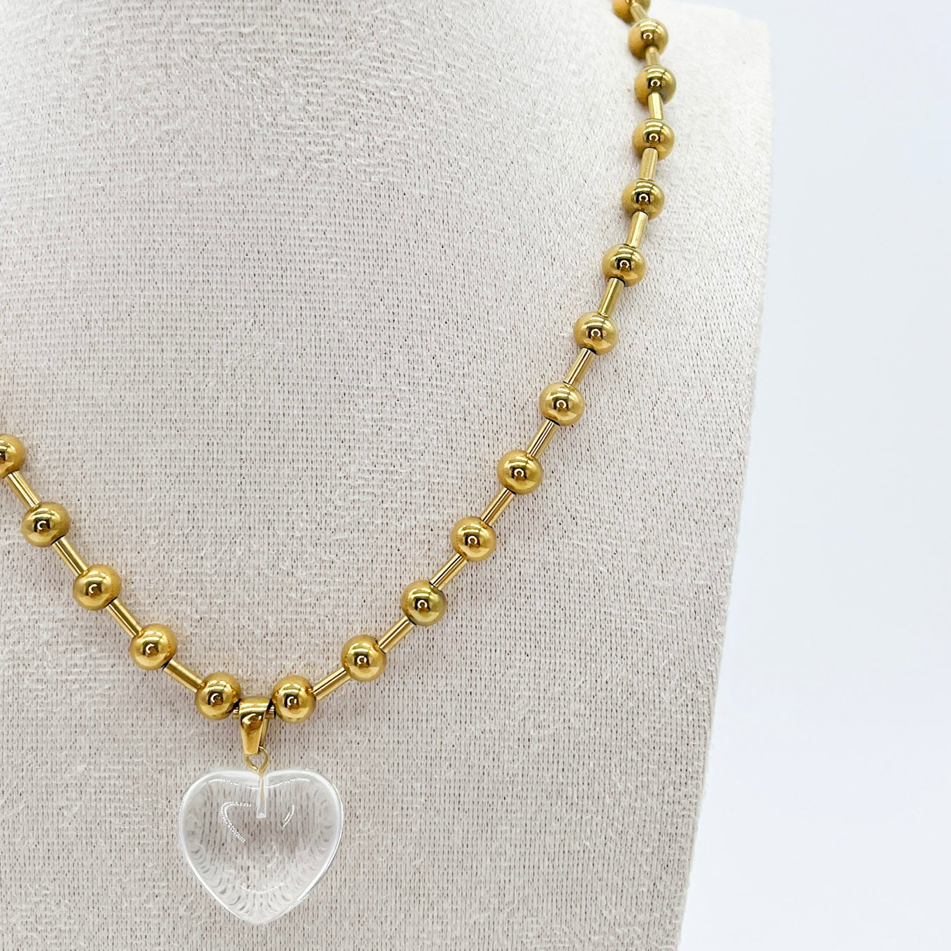 COLLAR CORAZON CRISTAL