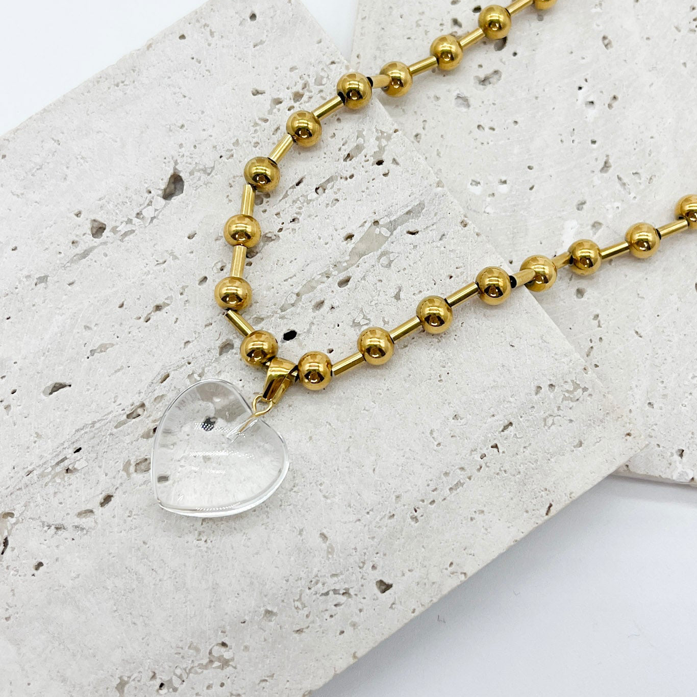 COLLAR CORAZON CRISTAL