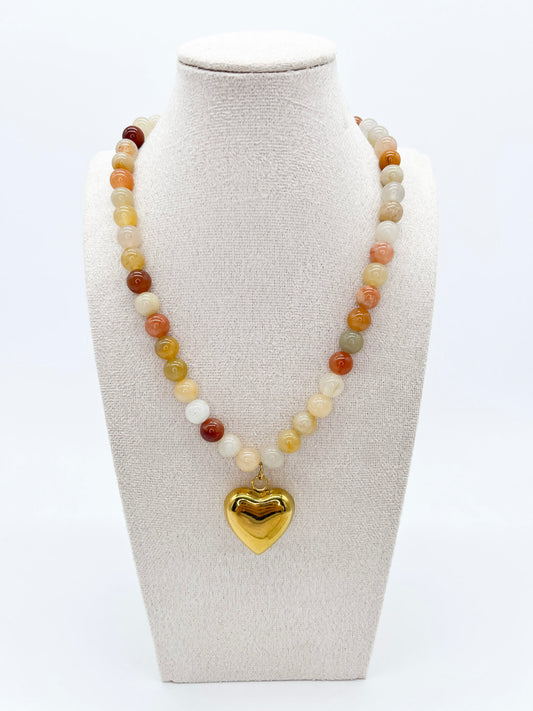 COLLAR PIEDRA CORAZON