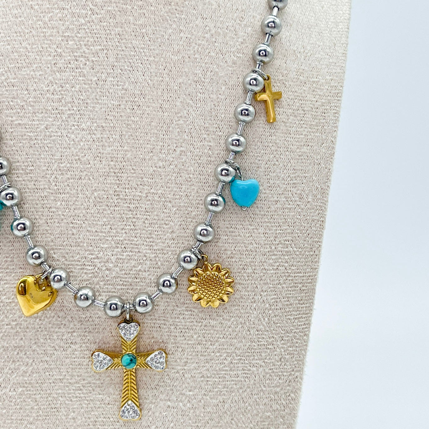 COLLAR CRUZ CELESTE