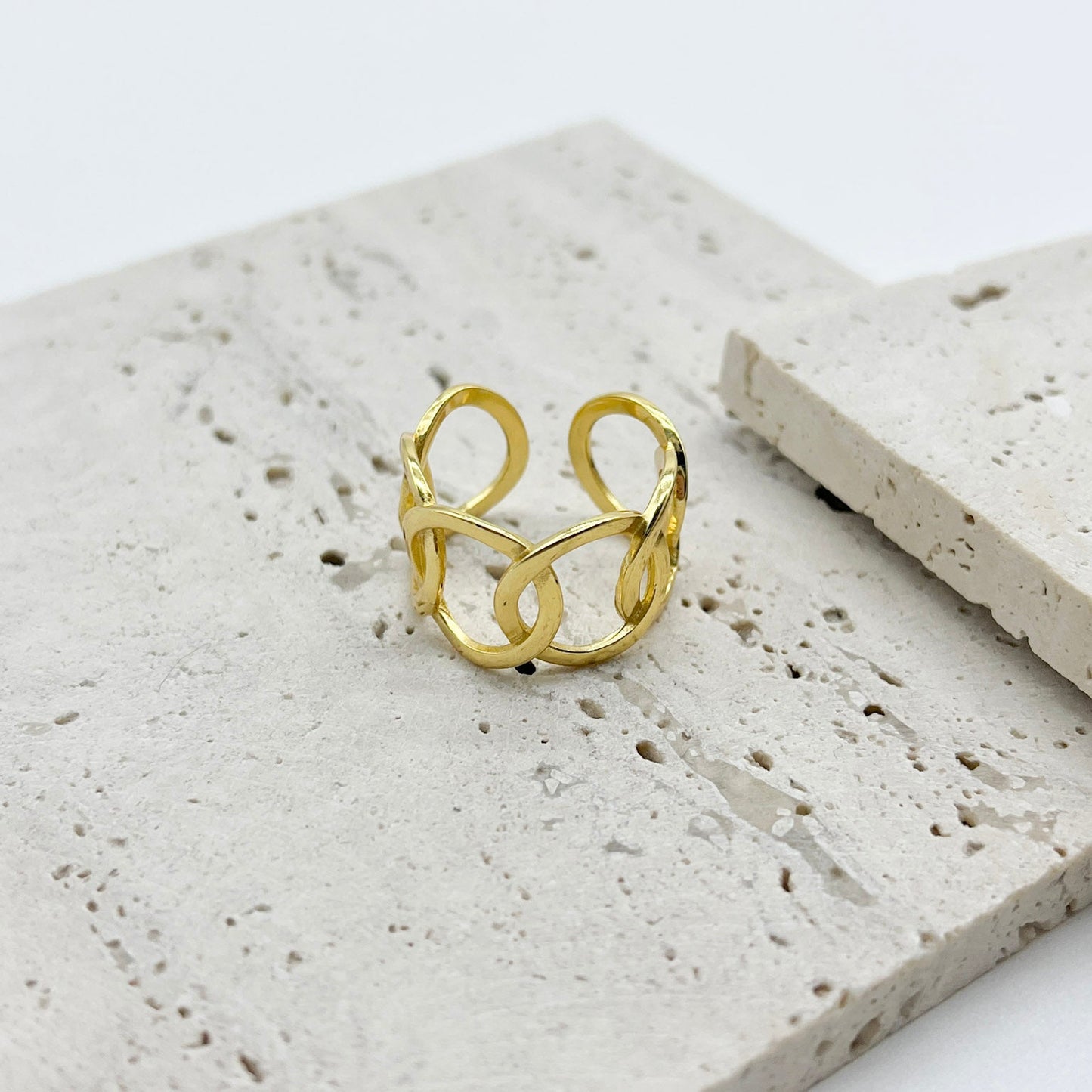 ANILLO UNION CIRCULOS ENTRELAZADOS