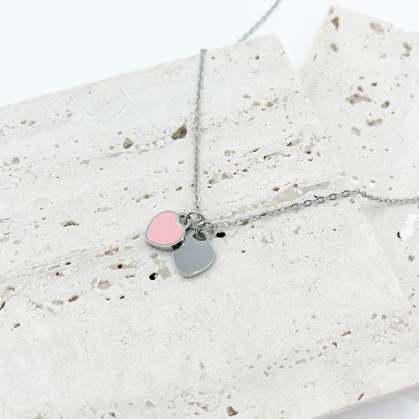 COLLAR CORAZON DOBLE