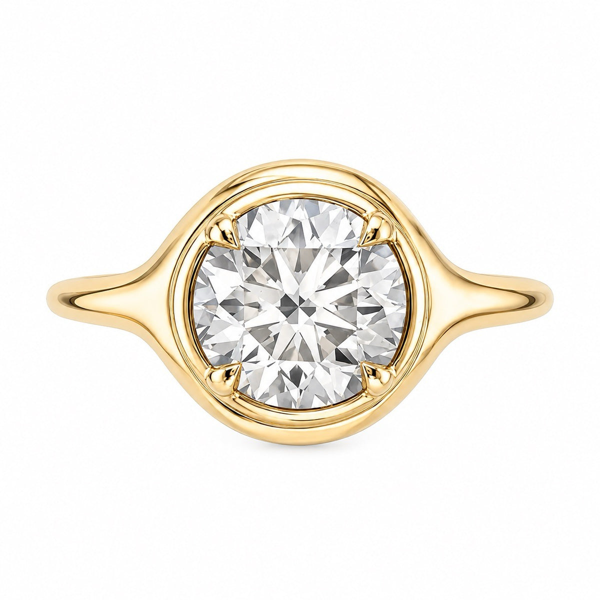 Anillo Solé Moissanita