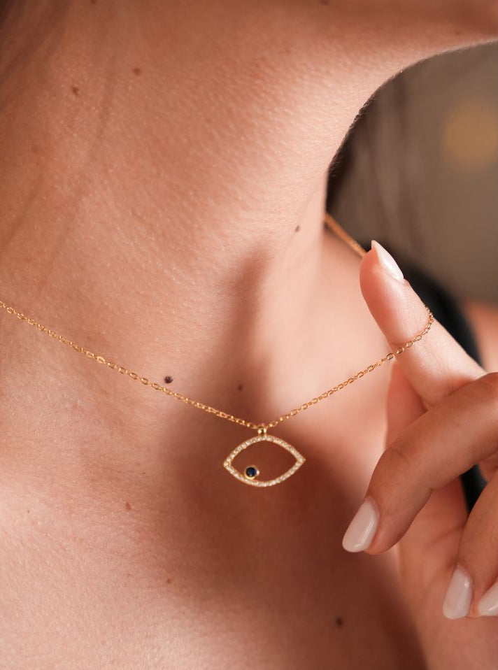COLLAR OJO AZULEA