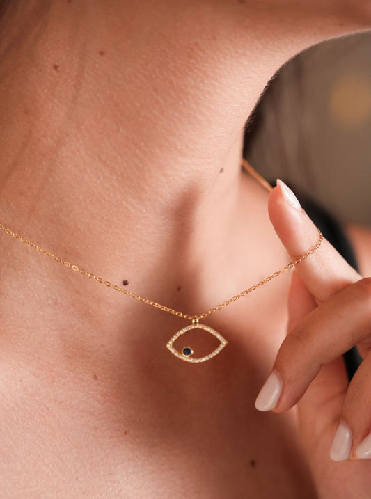 COLLAR OJO AZULEA