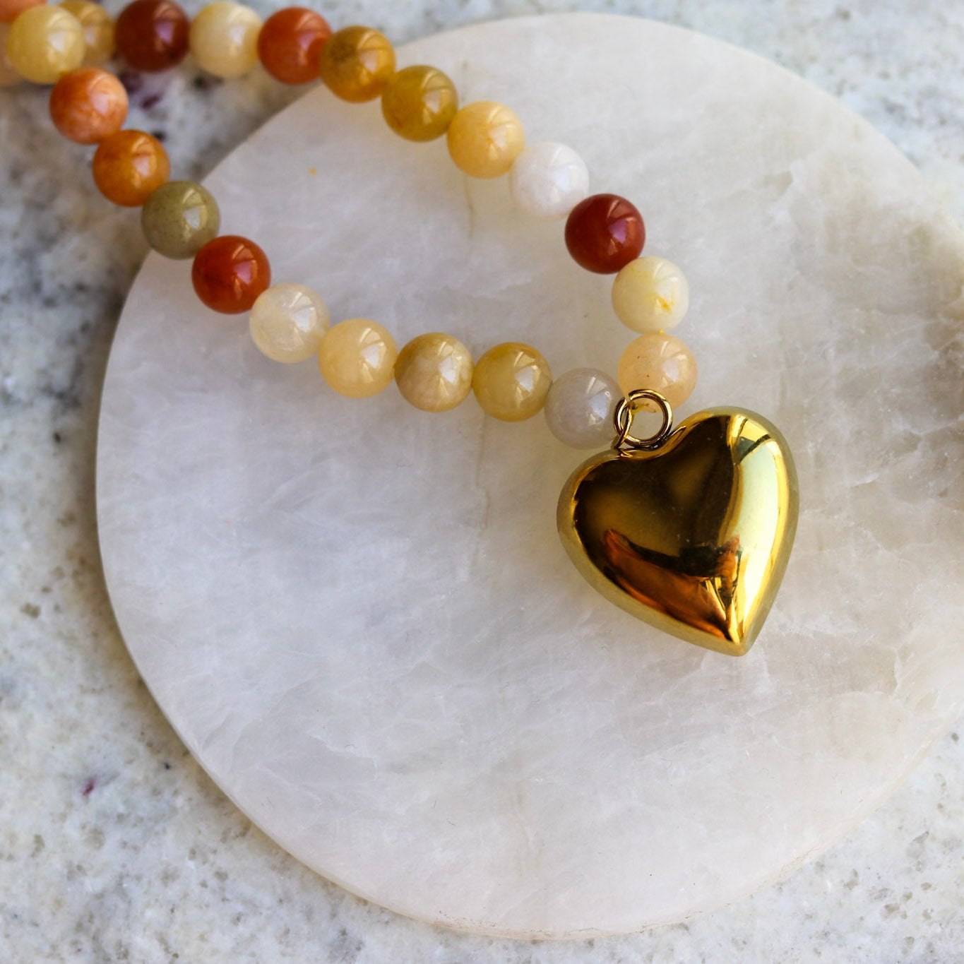 COLLAR PIEDRA CORAZON