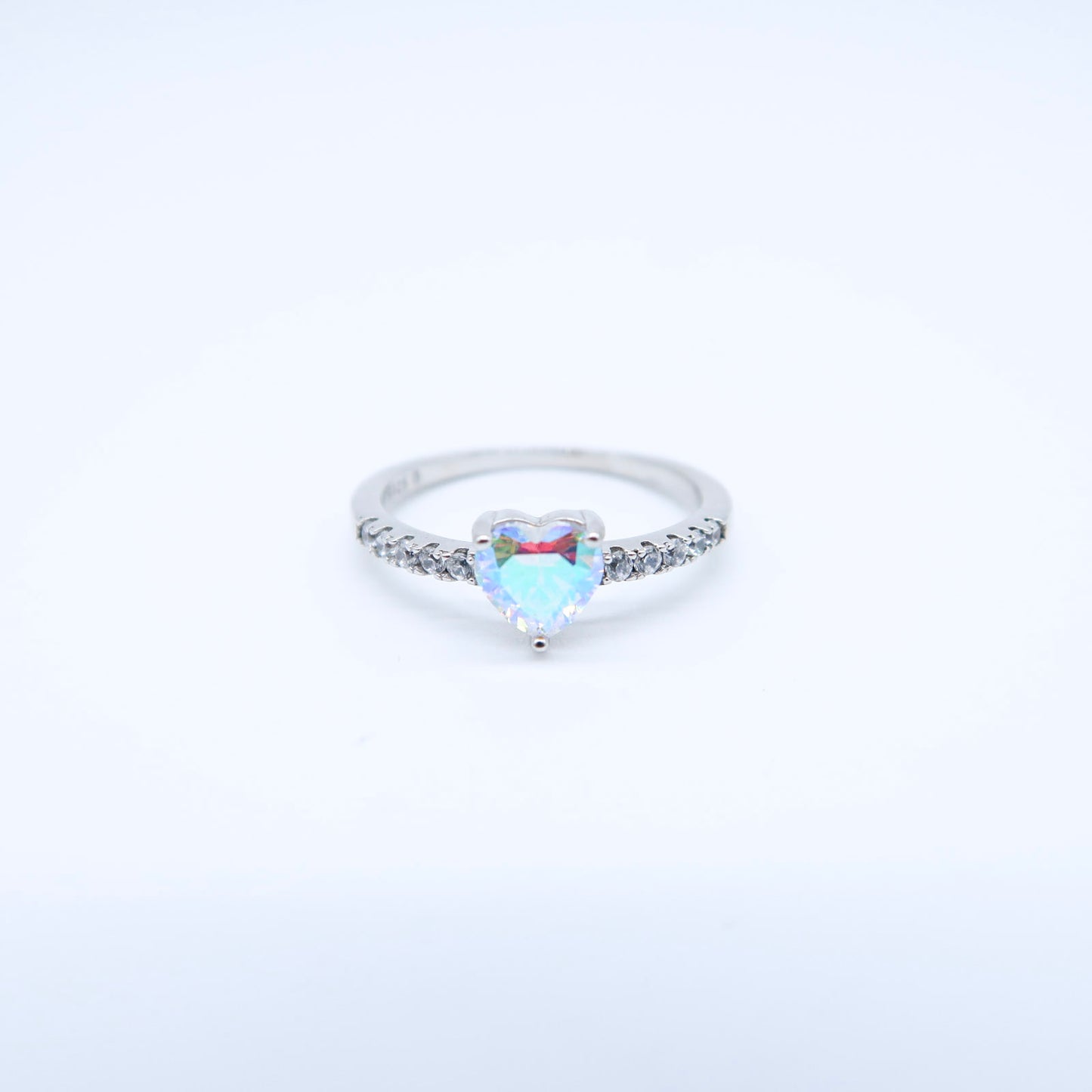 ANILLO CORAZON CRISTAL CON ZIRCONIAS