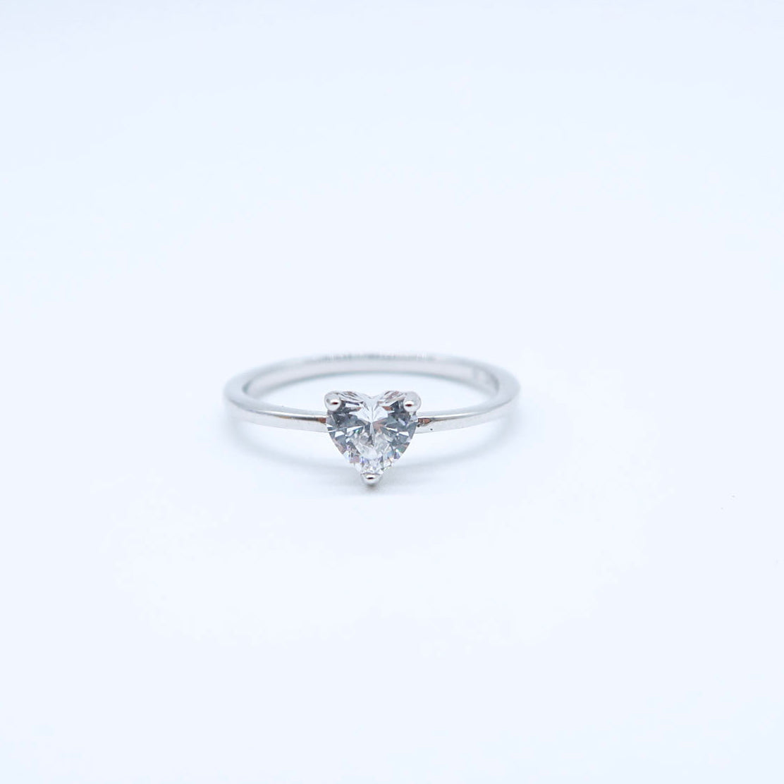 ANILLO CORAZON SOLITARIO