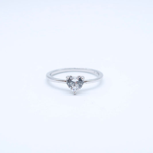 ANILLO CORAZON SOLITARIO