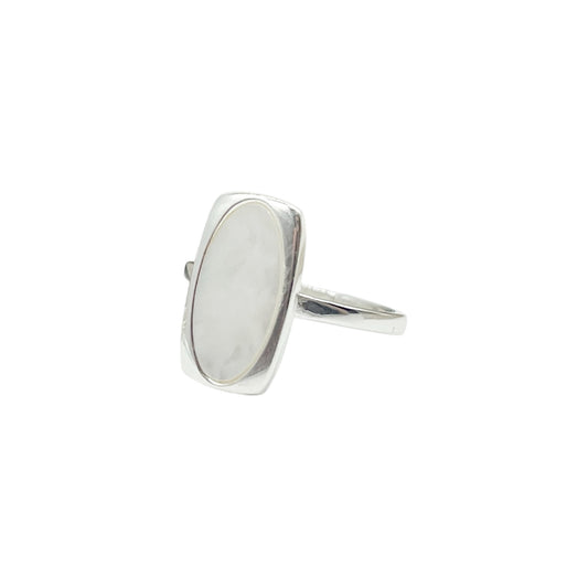 ANILLO PERLA ELISA PLATA .925